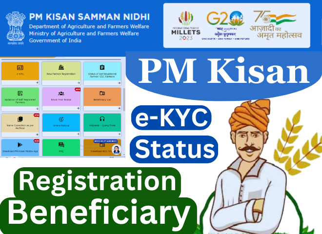 PM Kisan Status – e-KYC, Beneficiary List Check 2023